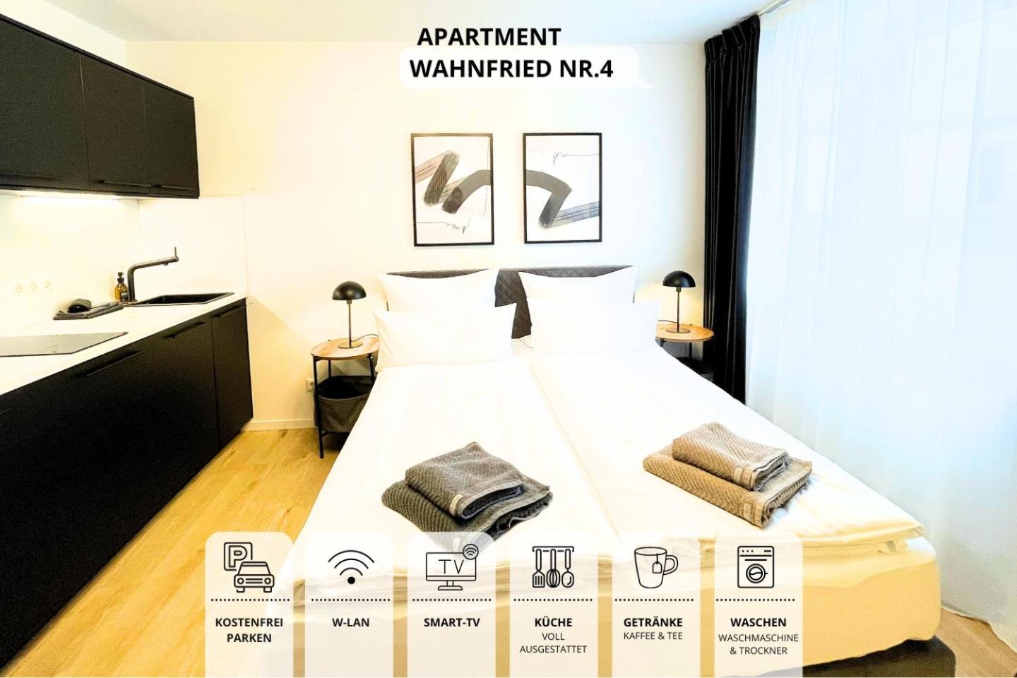 Apartment Wahnfried No4 - Zentral Wohnen Mit Kueche Und Duschbad, Parkplatz, 300M Zur Fussgaengerzone Bayreuth Ngoại thất bức ảnh
