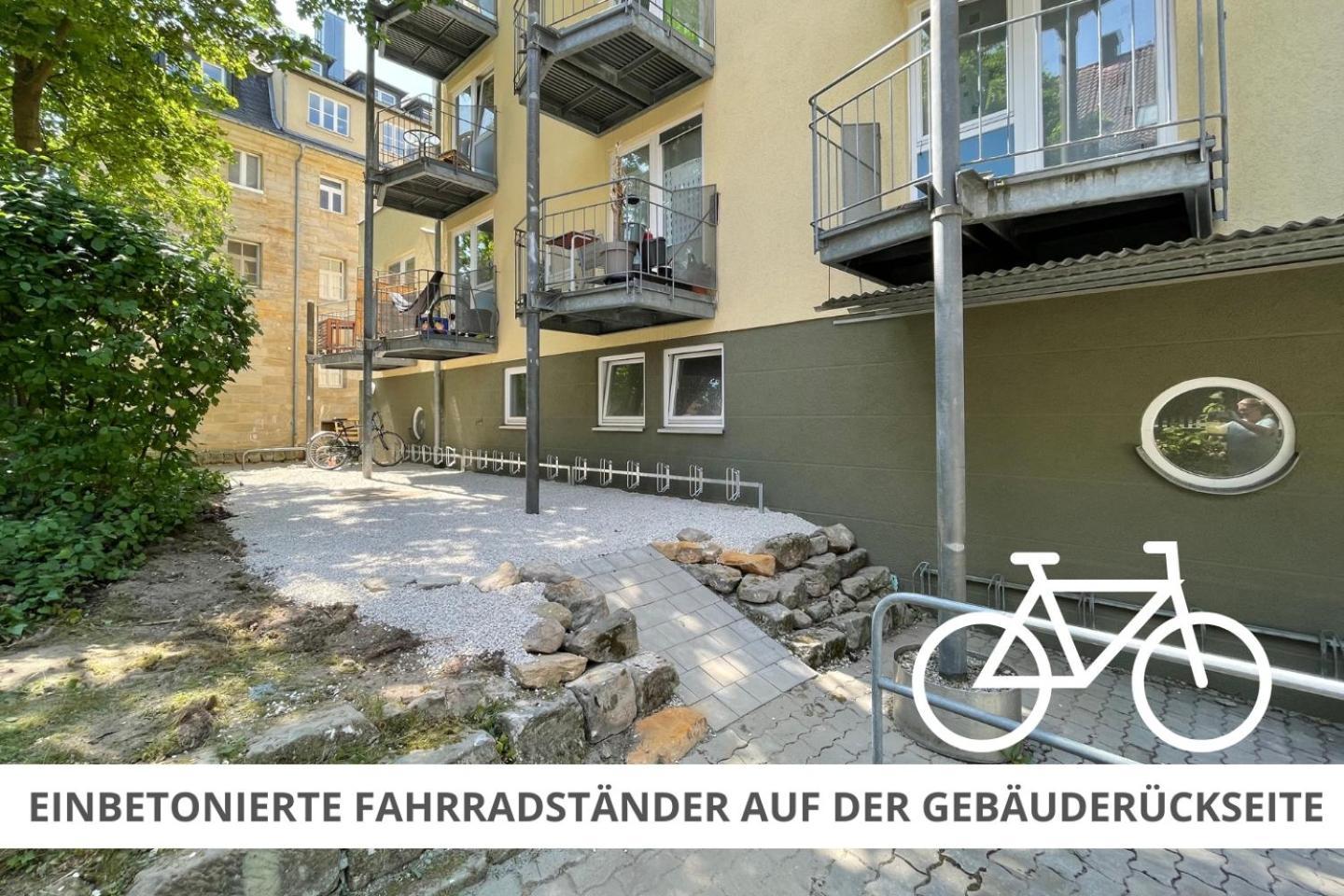 Apartment Wahnfried No4 - Zentral Wohnen Mit Kueche Und Duschbad, Parkplatz, 300M Zur Fussgaengerzone Bayreuth Ngoại thất bức ảnh