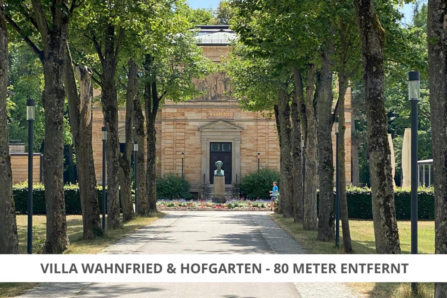 Apartment Wahnfried No4 - Zentral Wohnen Mit Kueche Und Duschbad, Parkplatz, 300M Zur Fussgaengerzone Bayreuth Ngoại thất bức ảnh
